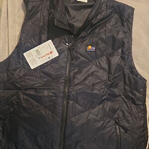 Marmot Black Quilted Insulated Vest with Logo
